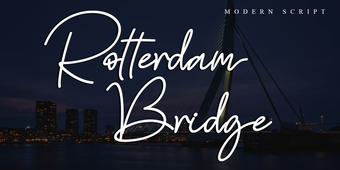 Шрифт Rotterdam Bridge